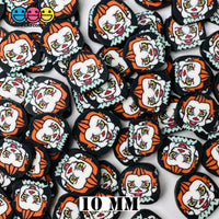 Movie Horror Creepy Clown Character Face Fake Clay Sprinkles Decoden Fimo Jimmies 5Mm/10Mm 10 Grams