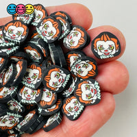 Movie Horror Creepy Clown Character Face Fake Clay Sprinkles Decoden Fimo Jimmies 5Mm/10Mm Playcode3
