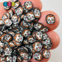 Movie Horror Creepy Clown Character Face Fake Clay Sprinkles Decoden Fimo Jimmies 5Mm/10Mm Playcode3
