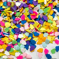 5/10Mm Multicolor Cloud Yellow Lighting Fake Clay Sprinkles Decoden Fimo Jimmies Playcode3 Llc