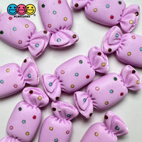 Multicolor Fake Candy Sweets Hot Pink Yellow Purple Green Blue Flatback Cabochons Decoden Charm