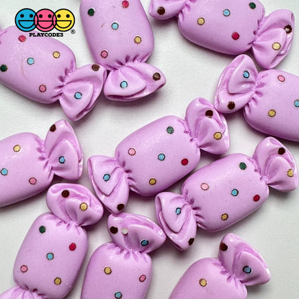 Multicolor Fake Candy Sweets Hot Pink Yellow Purple Green Blue Flatback Cabochons Decoden Charm