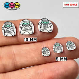 Mummy Boy Fimo Slices Polymer Clay Fake Sprinkles Halloween Kawaii Funfetti 10/5 Mm Sprinkle