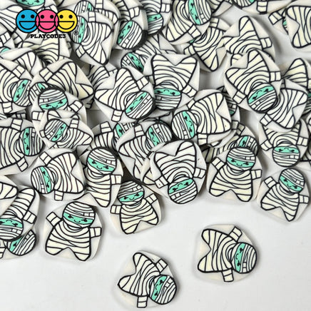 Mummy Boy Fimo Slices Polymer Clay Fake Sprinkles Halloween Kawaii Funfetti 10/5 Mm Sprinkle