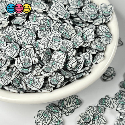Mummy Boy Fimo Slices Polymer Clay Fake Sprinkles Halloween Kawaii Funfetti 10/5 Mm Sprinkle
