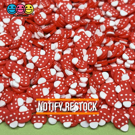 20/100G Mushrooms Fimo Polymer Clay Fake Sprinkles Mushroom Decoden Jimmies Playcode3 Sprinkle