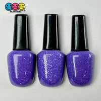 Nail Polish Makeup Charms - Red & Purple Cabochons For Decoden Crafts (10 Pcs) Purple(10Pcs) Charm