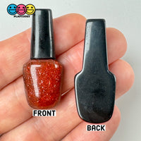 Nail Polish Makeup Charms - Red & Purple Cabochons For Decoden Crafts (10 Pcs) Charm