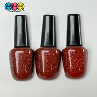 Nail Polish Makeup Charms - Red & Purple Cabochons For Decoden Crafts (10 Pcs) Dark Red(10Pcs) Charm