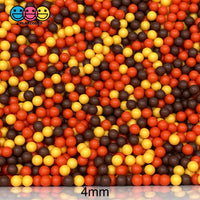 Nonpareil Faux Beads Halloween Fall Harvest Mix Holiday Decoden Bead