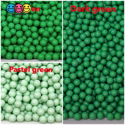 Nonpareil Caviar Beads Faux Sprinkles 4Mm Decoden Funfetti Jimmies Resin 20 Colors Bead