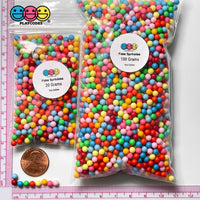 Nonpareil Acrylic Faux Beads Bubblegum Gumball Machine Mix Bubble Gum Fake Food Decoden 4Mm Bead