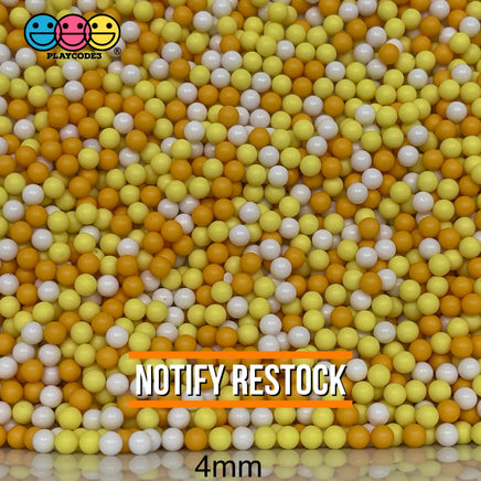 Nonpareil Faux Beads Candy Corn Halloween Fake Food Decoden 20 Grams Bead