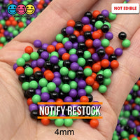 Nonpareil Faux Beads Halloween Theme Colors Decoden Bead