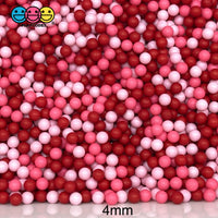 Nonpareil Faux Beads Valentines Red Velvet Mix Decoden Bead