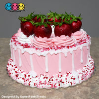 Nonpareil Acrylic Faux Beads Red Velvet Mix Valentines Decoden Bead