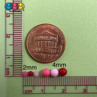 Nonpareil Faux Beads Valentines Red Velvet Mix Decoden Bead