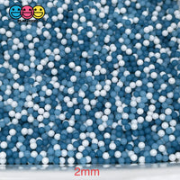 20/100G 4/2Mm Nonpareil Faux Beads Winter Wonderland Mix Christmas Decoden Bead