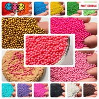 Nonpareil Glass Caviar Beads Faux Sprinkles Decoden Fake Bake 16 Colors 1.9Mm Bead