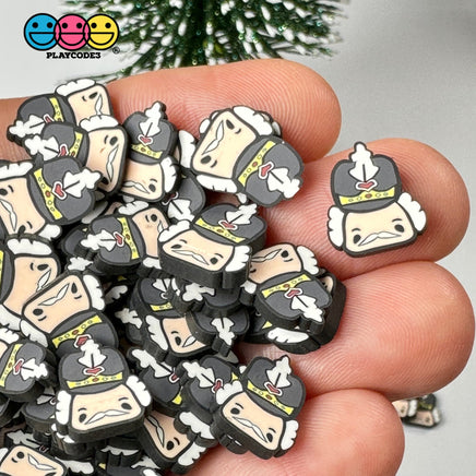 Nutcracker Suite Face Fimo Slices Polymer Clay Fake Sprinkles Christmas Funfetti 10/5 Mm Playcode3