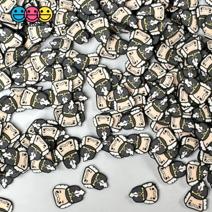 Nutcracker Suite Face Fimo Slices Polymer Clay Fake Sprinkles Christmas Funfetti 10/5 Mm Playcode3