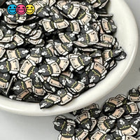 Nutcracker Suite Face Fimo Slices Polymer Clay Fake Sprinkles Christmas Funfetti 10/5 Mm Playcode3