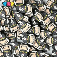 Nutcracker Suite Face Fimo Slices Polymer Clay Fake Sprinkles Christmas Funfetti 10/5 Mm Playcode3