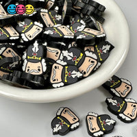 Nutcracker Suite Face Fimo Slices Polymer Clay Fake Sprinkles Christmas Funfetti 10/5 Mm Playcode3