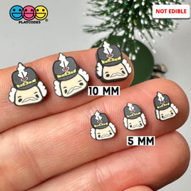 Nutcracker Suite Face Fimo Slices Polymer Clay Fake Sprinkles Christmas Funfetti 10/5 Mm Playcode3