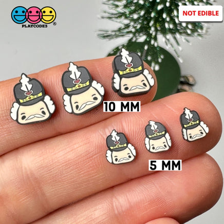Nutcracker Suite Face Fimo Slices Polymer Clay Fake Sprinkles Christmas Funfetti 10/5 Mm Playcode3