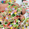 Old Fashion Christmas Mix Fimo Gingerbread Man Candy Cane Fake Sprinkles Funfetti Sprinkle