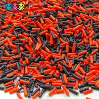Orange Black Mix Fake Sprinkles Halloween Decoden Funfetti Sprinkle