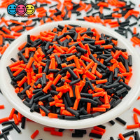 Orange Black Mix Fake Sprinkles Halloween Decoden Funfetti Sprinkle
