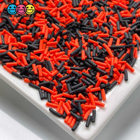 Orange Black Mix Fake Sprinkles Halloween Decoden Funfetti Sprinkle