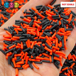 Orange Black Mix Fake Sprinkles Halloween Decoden Funfetti Sprinkle