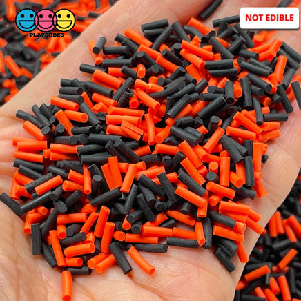 Orange Black Mix Fake Sprinkles Halloween Decoden Funfetti Sprinkle