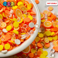 Orange Creamsicle Mix Fimo Fake Sprinkle Slushie Icicle Oranges Funfetti