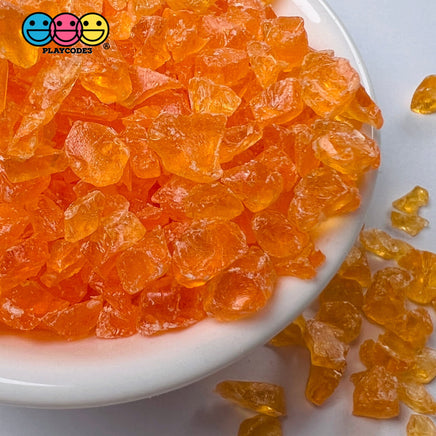 Silica Acrylic Sand Slime Filler Orange Fake Food