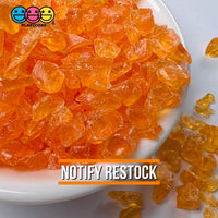 Silica Acrylic Sand Slime Filler Orange Fake Food