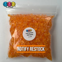 Silica Acrylic Sand Slime Filler Orange Fake Food