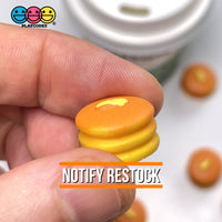 Pancakes Stacked Buttered Mini Flatback Charm Faux Food Cabochons Charms 10 Pcs