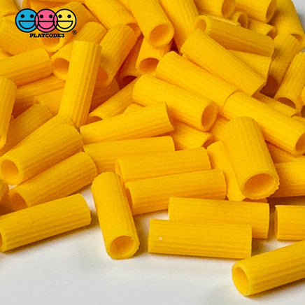 Pasta Macaroni Small Charms Fake Food Realistic Cabochons 100 Pcs