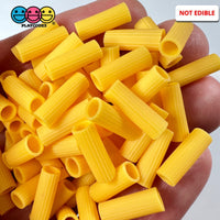 Pasta Macaroni Small Charms Fake Food Realistic Cabochons 100 Pcs