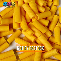 Pasta Macaroni Small Charms Fake Food Realistic Cabochons 100 Pcs