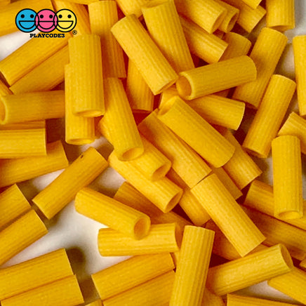 Pasta Macaroni Small Charms Fake Food Realistic Cabochons 100 Pcs