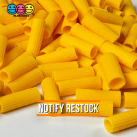 Pasta Macaroni Small Charms Fake Food Realistic Cabochons 100 Pcs