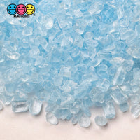 Pastel Blue Silica Acrylic Sand 100 Grams Slime Filler Fake Lava Rock Candy Sprinkle