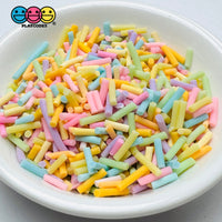 Pastel Color Easter Blue Purple Orange Yellow Green Pink Mixes Holiday 5mm Fake Clay Sprinkles Decoden Fimo Jimmies