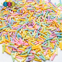 Pastel Color Easter Blue Purple Orange Yellow Green Pink Mixes Holiday 5mm Fake Clay Sprinkles Decoden Fimo Jimmies