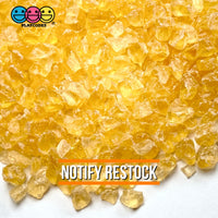 Pastel Orange Silica Acrylic Sand 100 Grams Slime Filler Fake Lava Rock Candy Sprinkle